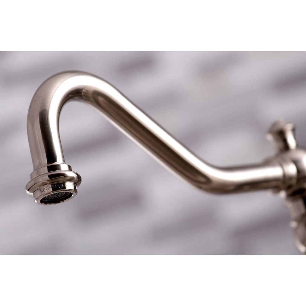 Polished Chrome Kitchen Faucet with Brass Sprayer M4402