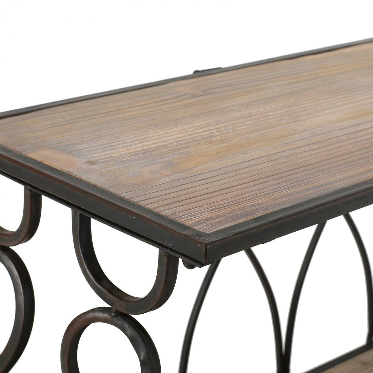 Modern Industrial 2 Shelf Firwood Bookcase Tables P290