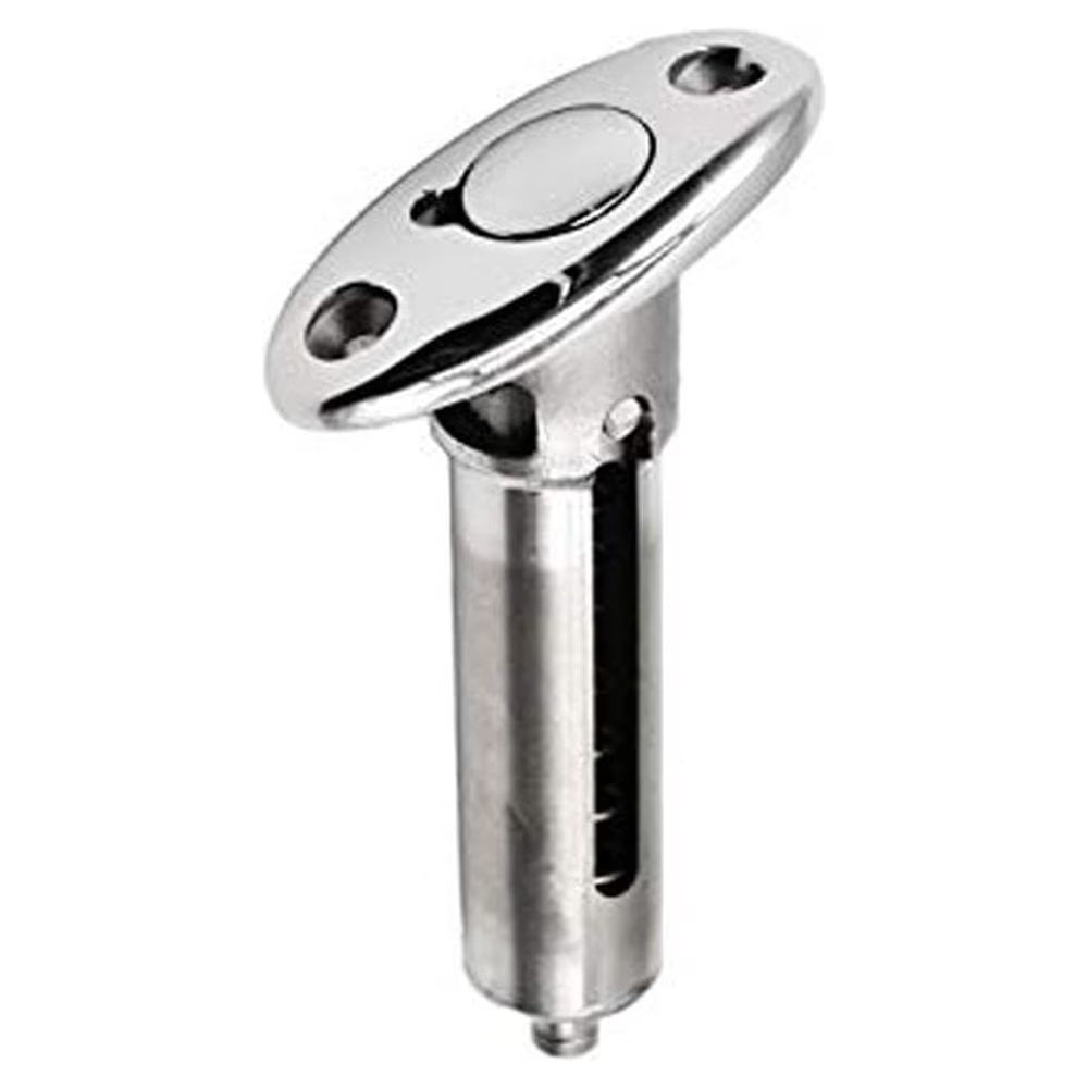 316 Stainless Steel Marine Flag Staff Stanchion Socket for 1" Tube I816