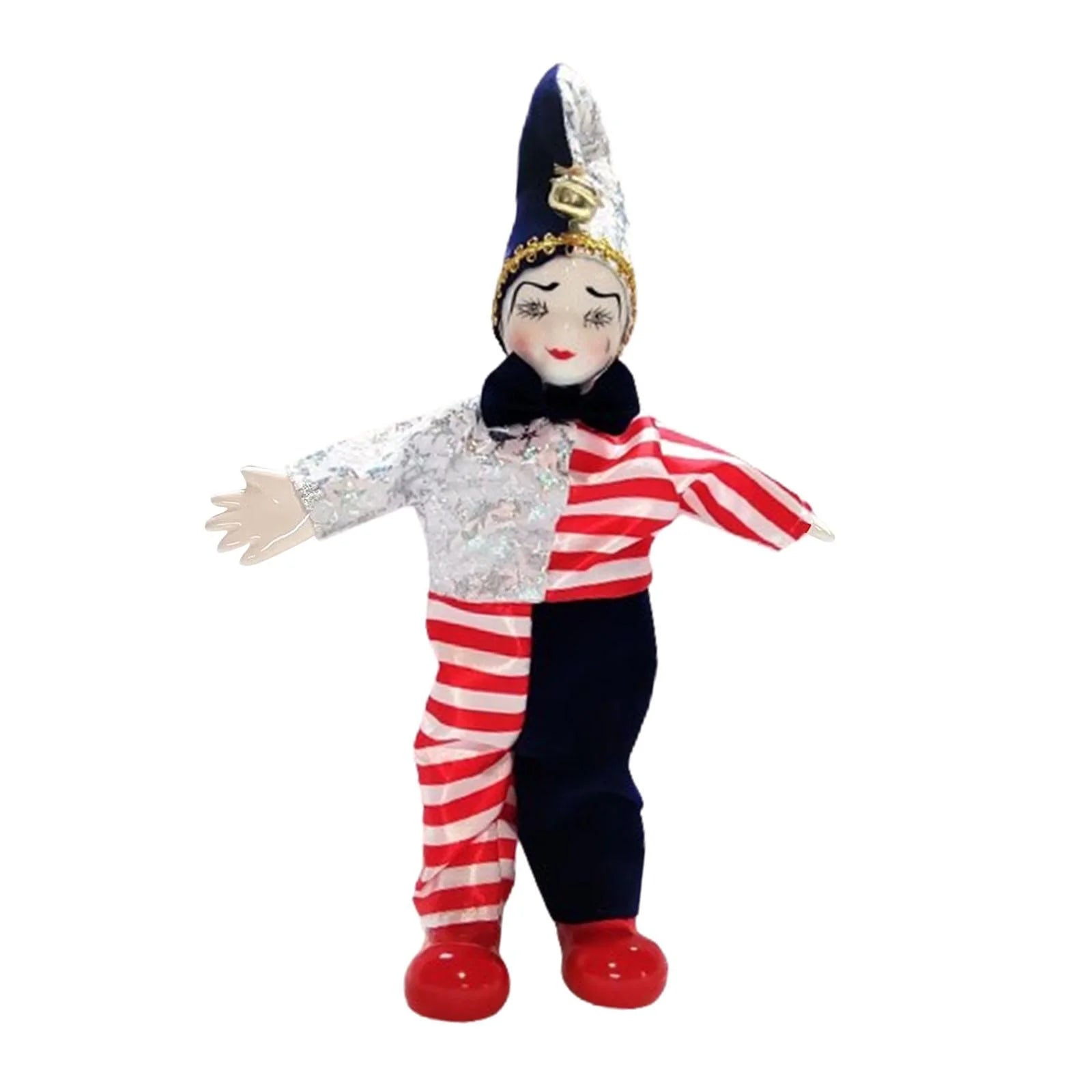 Clown Doll Movable Joint Jester Doll N8154