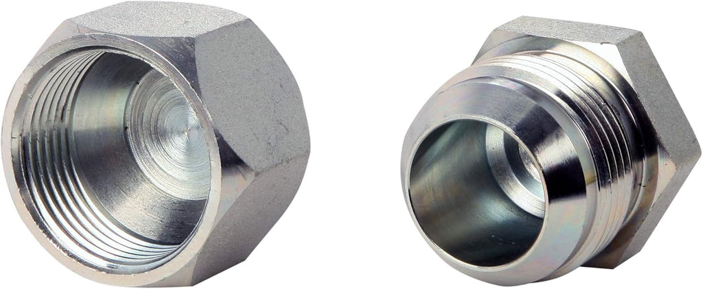 64 Pcs Galvanized Steel Flare Thread Cap & Plug Assortment Kit F273