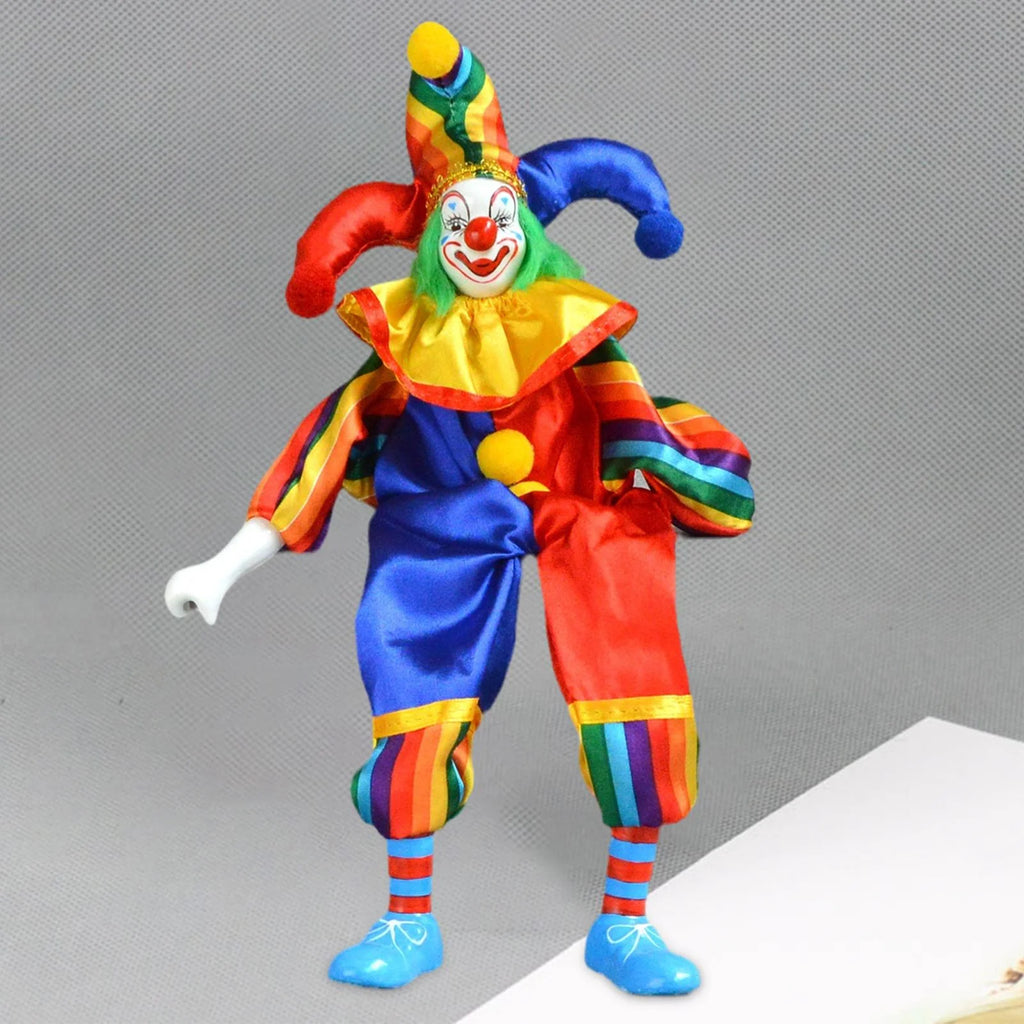 Harlequin Doll Porcelain Doll Toy Ornament O723