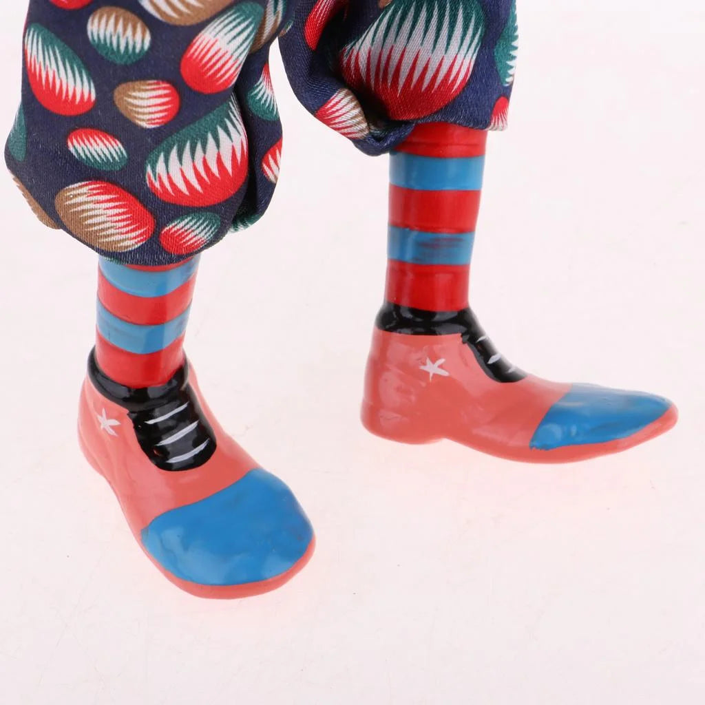 Vintage Porcelain Clown Doll Collectible Y337