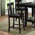 Black Bi-Cast Vinyl Counter Height Chair R785637