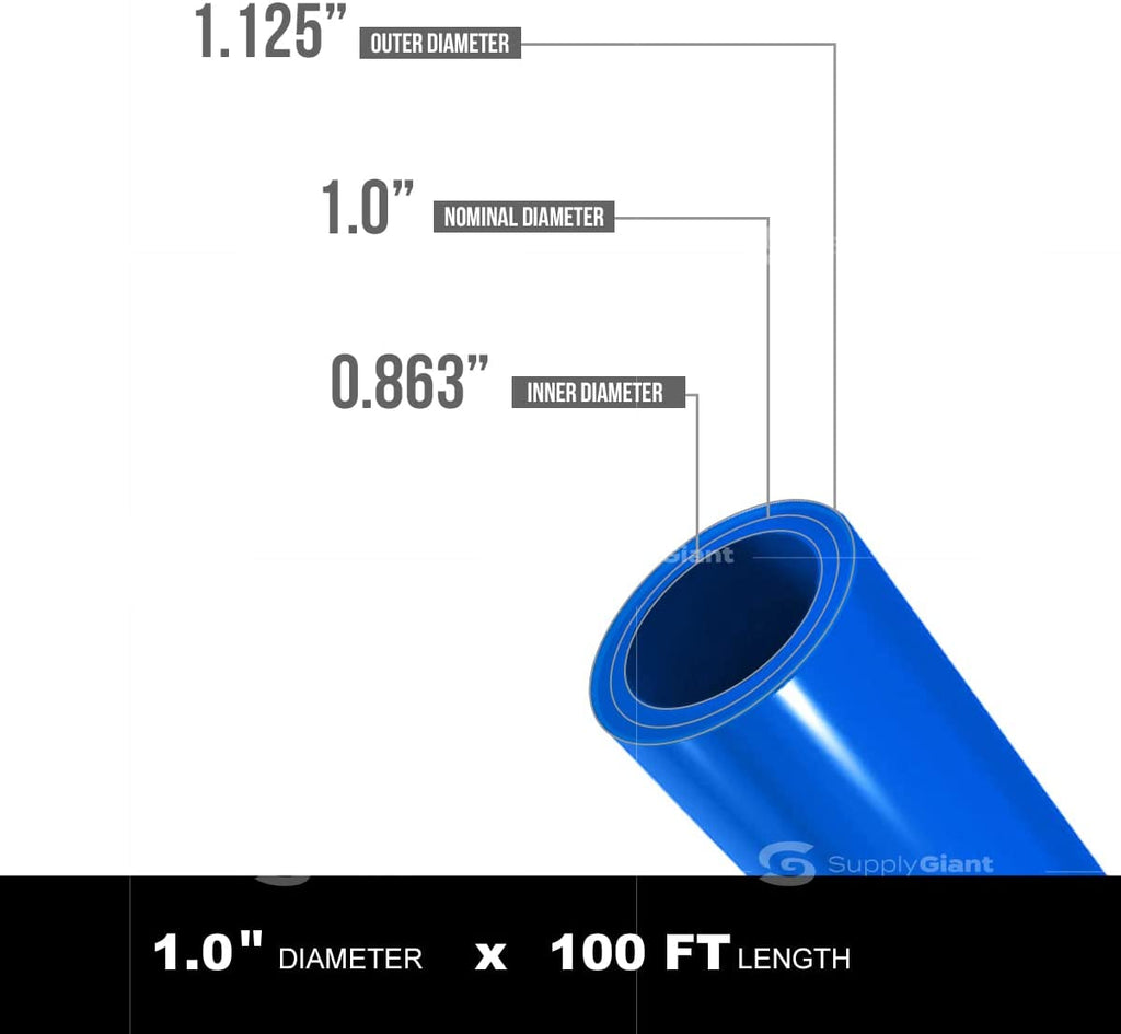 Blue Non-Barrier PEX Tubing 1 In. X 100 Feet X9434