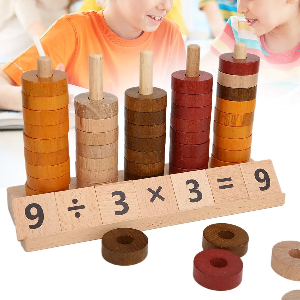 Wooden Number Counting Maths Toy N3121