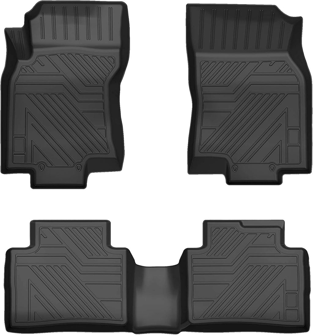 Heavy Duty Rubber Car Floor Mats (Rear, 1 Piece) D2100