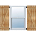 Rough Sawn Western Red Cedar Board-n-Batten Shutters with Z-Bar B715196