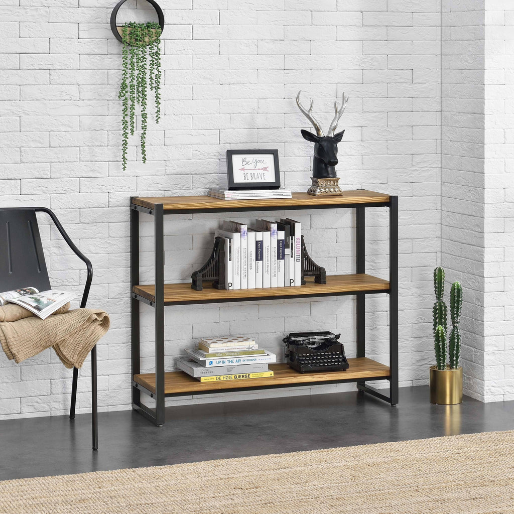 3 Tier Brown Bookcase D573492