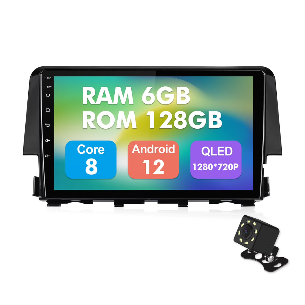 9 Inch Touchscreen Double Din Car Stereo with Wireless Carplay Android Auto Backup Camera Z588
