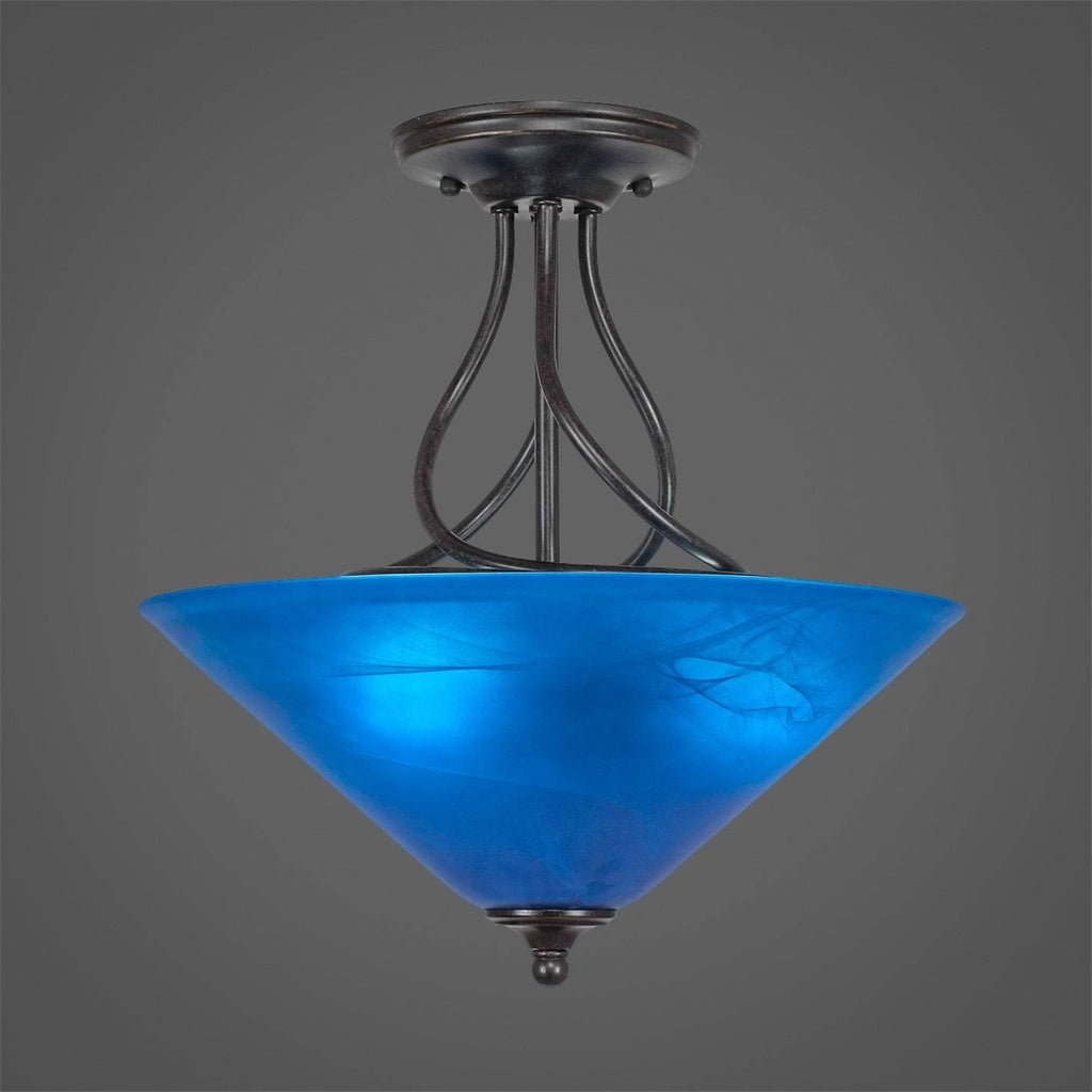 Three Light Semi-Flush Mount V664