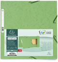 Lime Green Elastic Folders 3 Flaps Glossy Card 400 GSM A4 Pack of 10 P2229
