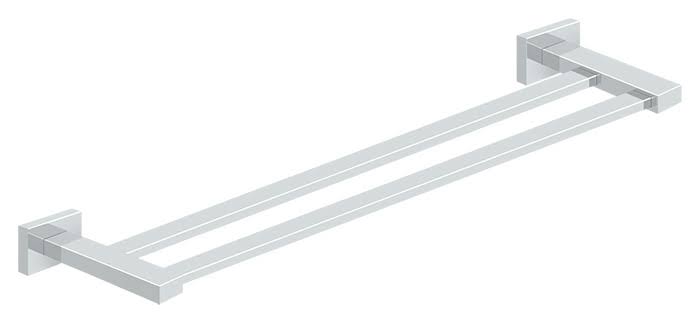 24x22 Double Towel Bar, Polished Chrome Z748387