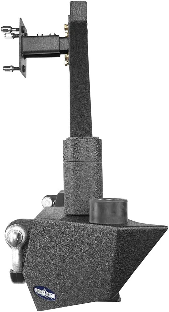 Solid Steel Rear Bumper with Spare Tire Carrier & LED Floodlights A916309