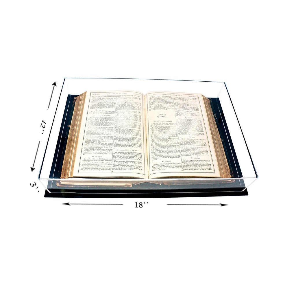 Clear Acrylic Book Display Case O42585