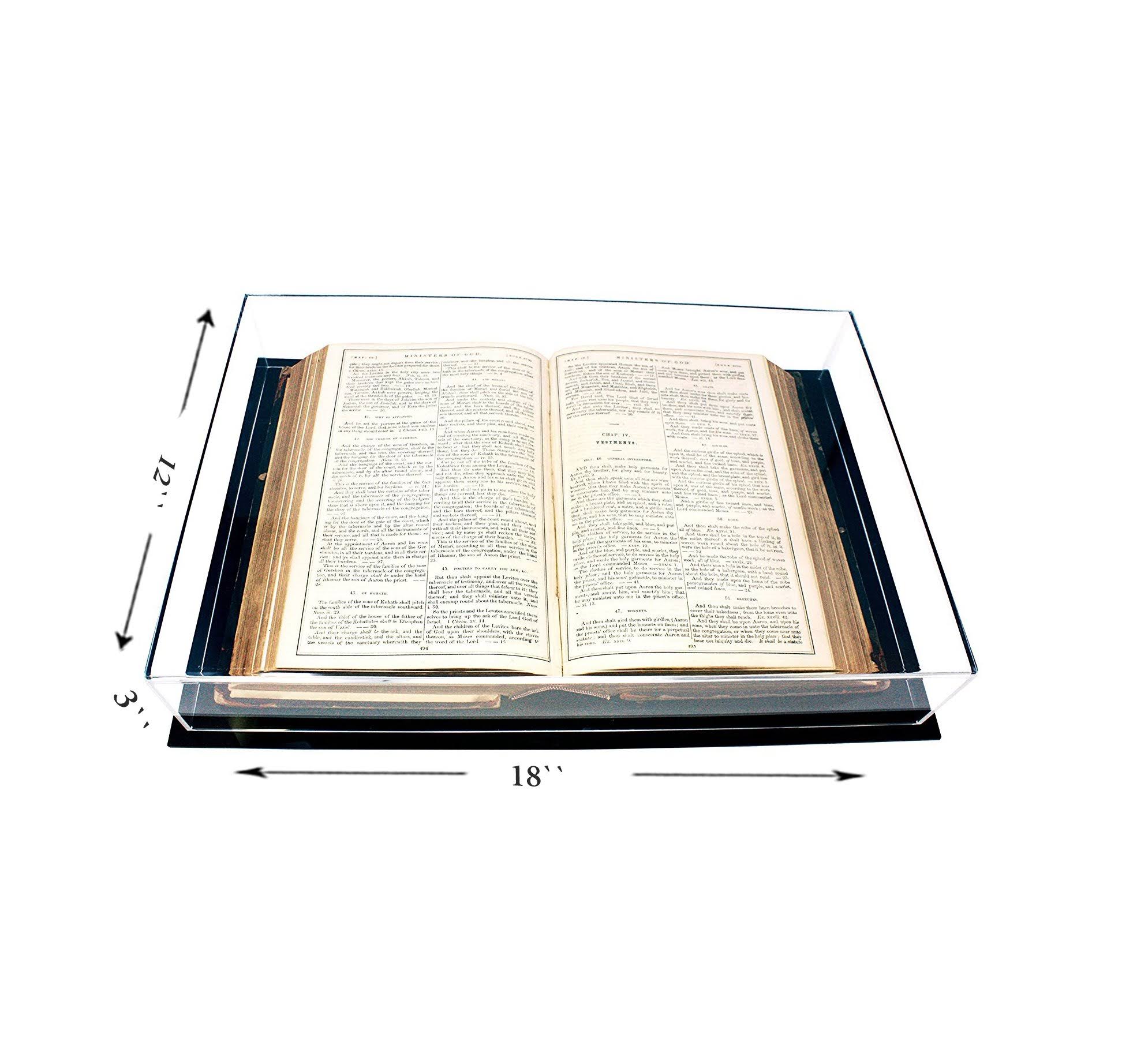 Clear Acrylic Book Display Case O42585