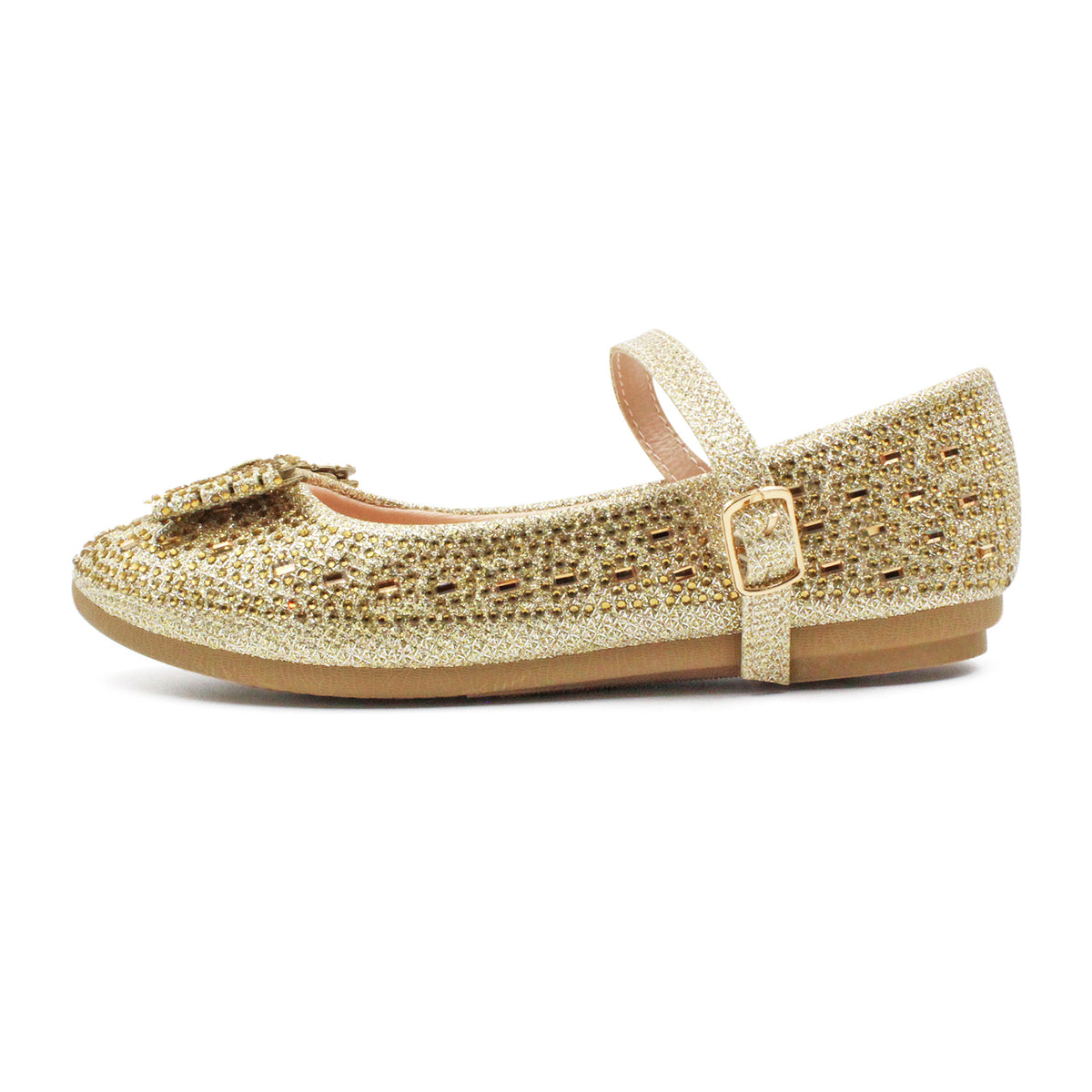 Glitter Mary Jane Ballet Flats U712128