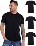 Men's Plain Crewneck T-Shirts 3-Packs, Soft & Fitted, S - 4XL T88682