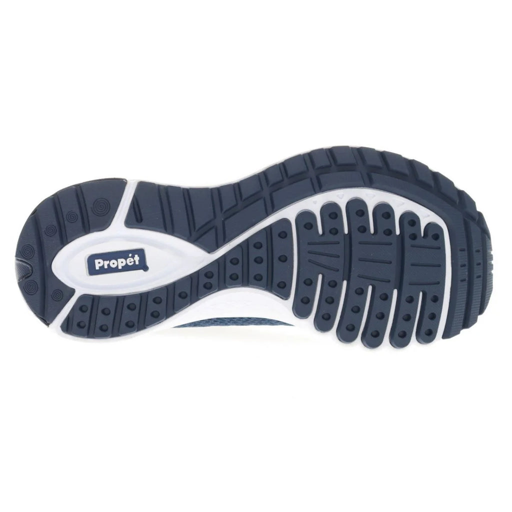 Navy Knit Walking Shoe H519
