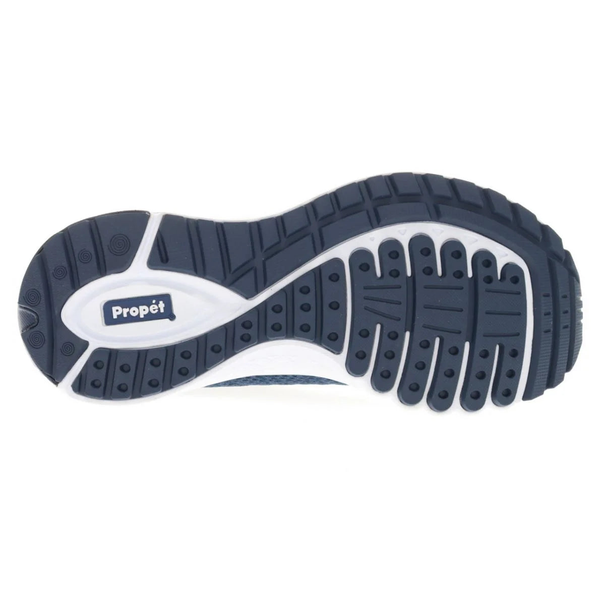 Navy Knit Walking Shoe H519