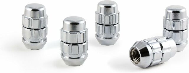 Chrome Finish Acorn Wheel Lock QTY 5 L9536