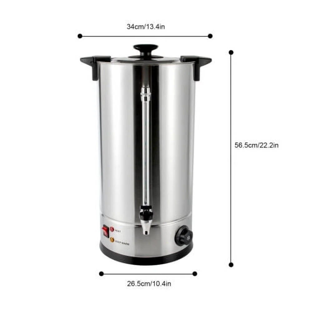 25L Electric Stainless Steel Hot Water Boiler Tea Urn P2759
