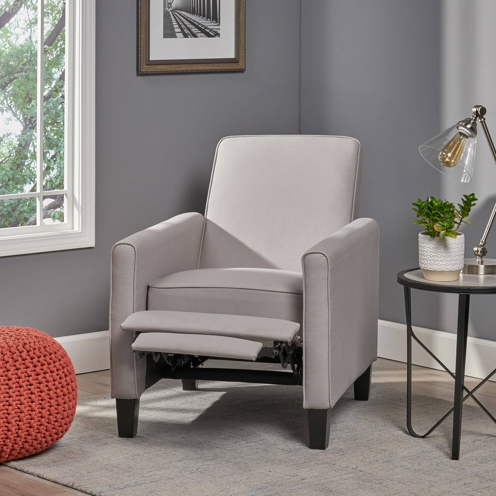 Grey Fabric Club Chair J578074