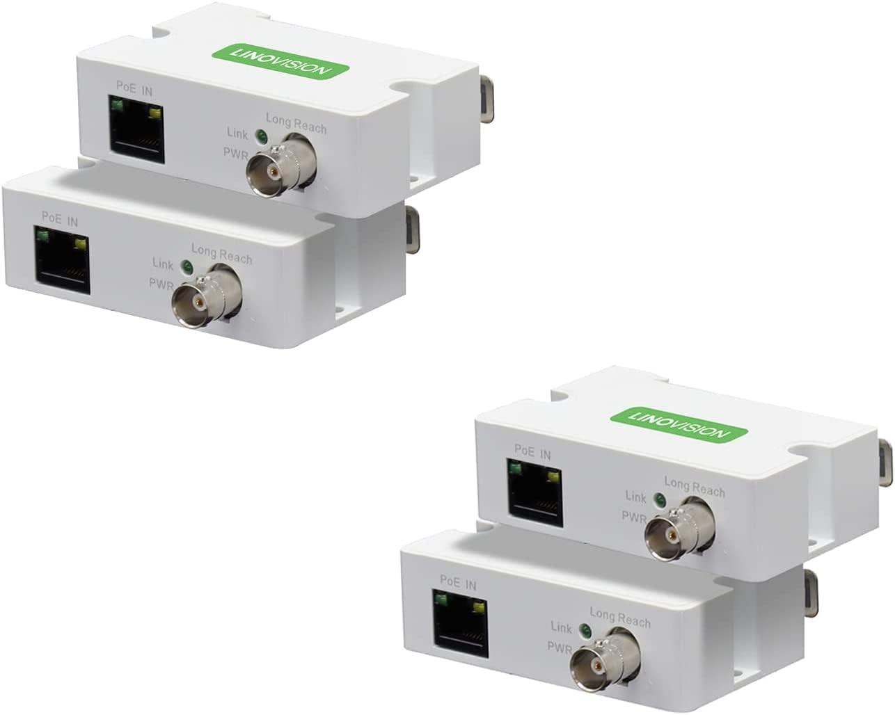 2 Pack EOC Converter IP Over Coax O1715