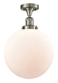 Brushed Satin Nickel Semi-Flush Mount Light X7001