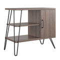 3-Shelf Bookcase in Distressed Grey Oak Y6613