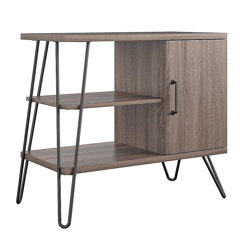 3-Shelf Bookcase in Distressed Grey Oak Y6613