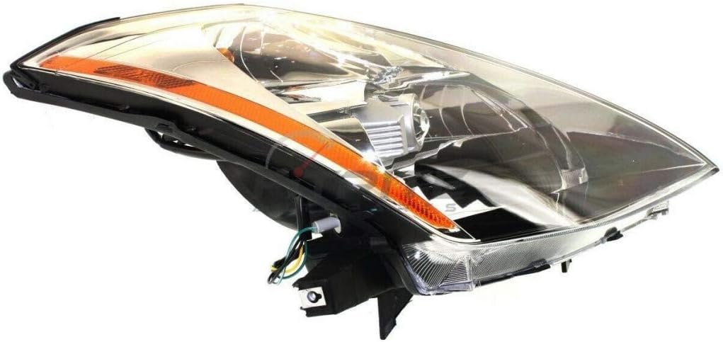 Passenger Side Halogen Headlight Assembly for Nissan 350Z 2003 2004 2005 S508