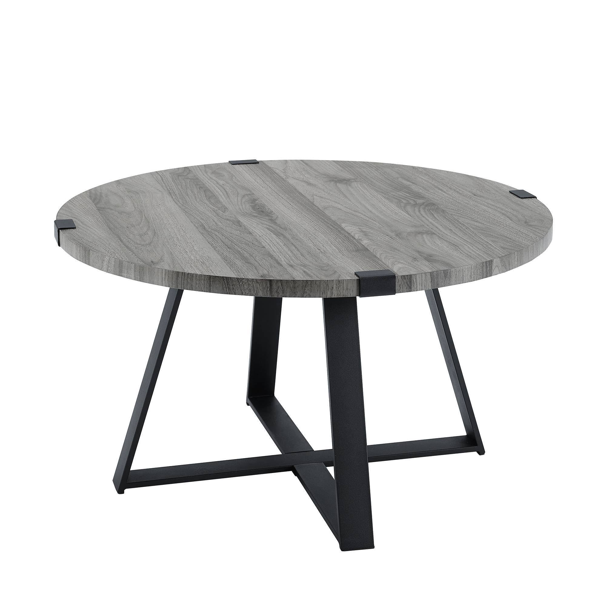 Slate Gray Round Coffee Table P26699