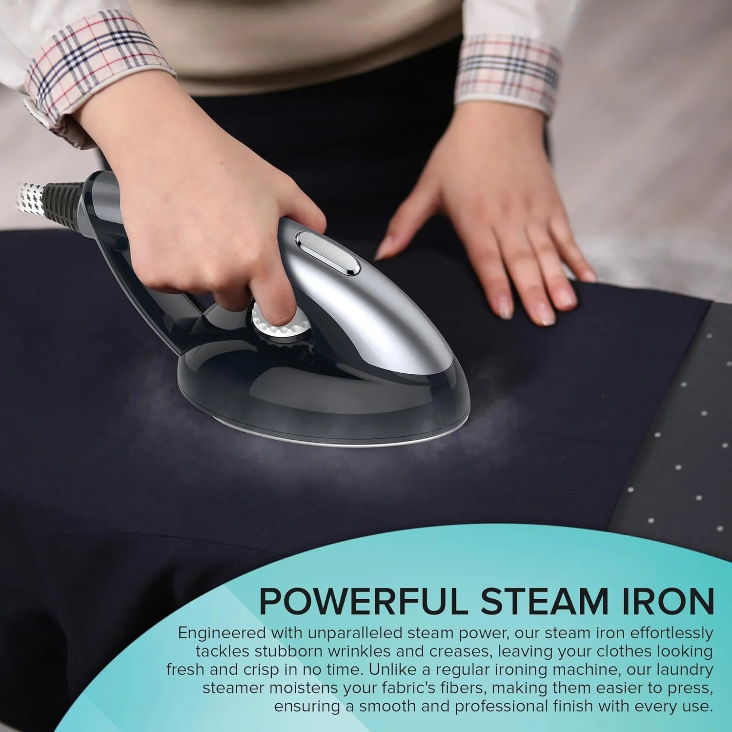 All-in-One Garment Steamer & Clothes Iron with Ironing Board & Hanger F811631
