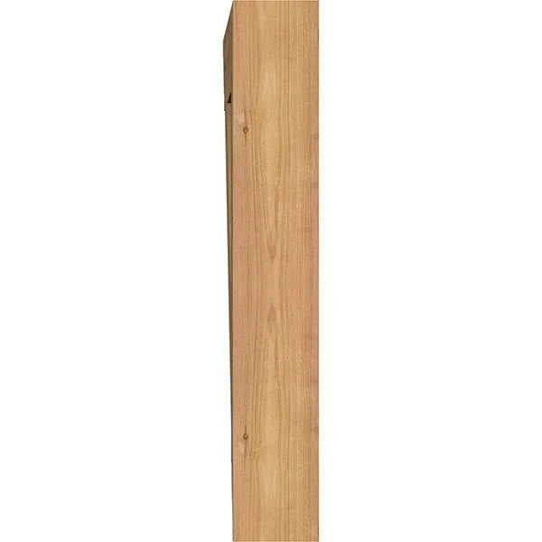 Western Red Cedar Traditional Smooth Bracket I54379