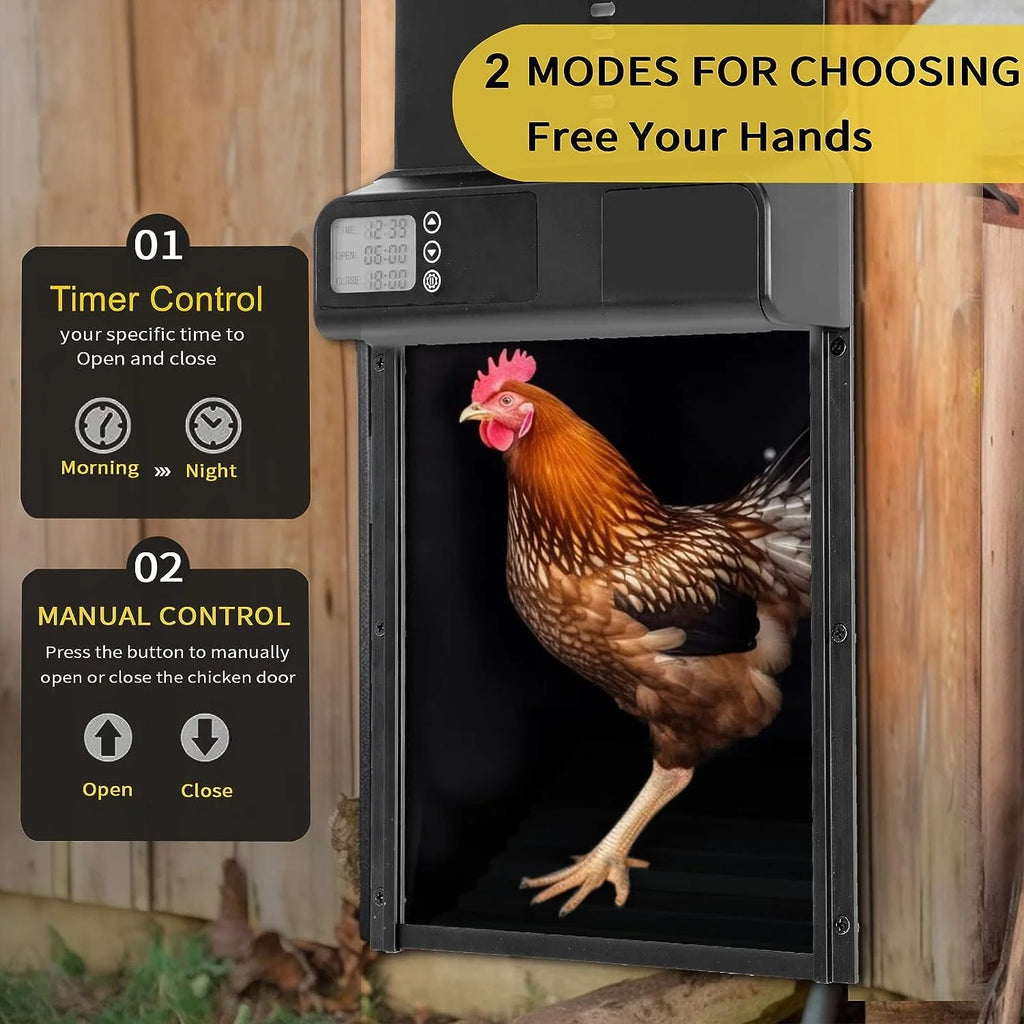 Automatic Chicken Coop Door with Timer R4730