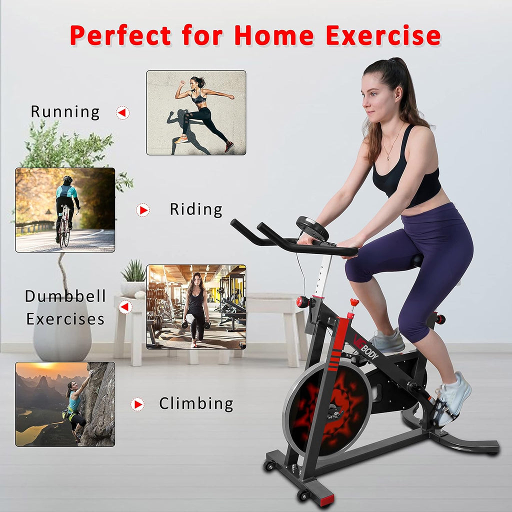Exercise Bike Indoor Cycling Stationary Bike W41459