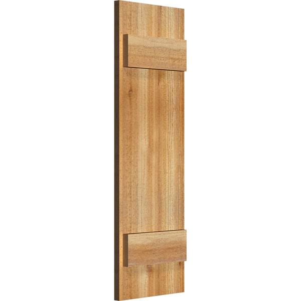 Rough Sawn Western Red Cedar Board and Batten Shutters O32811